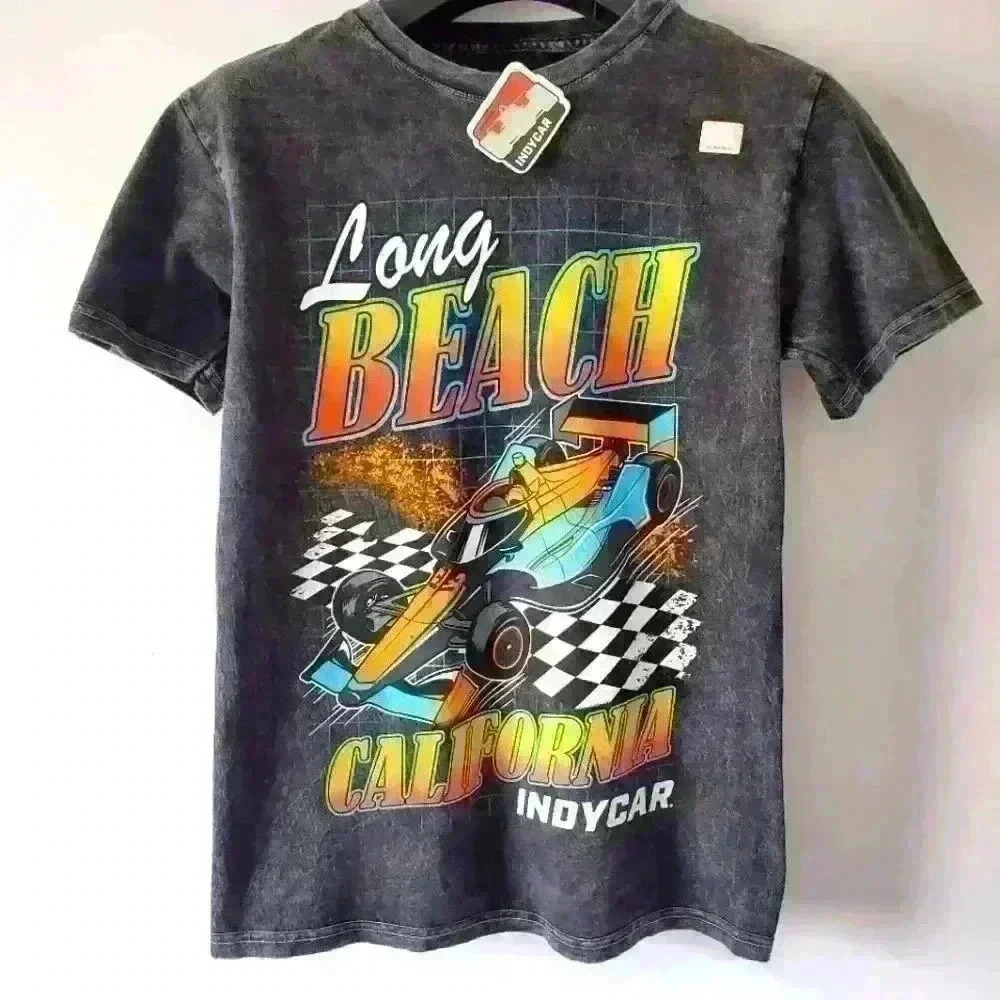 2 FOR $40 INDYCAR licensed  Long Beach tshirt size men's small. NEW WITH TAGS.
